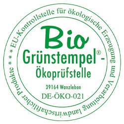 Bio-Grünstempel-Ökoprüfstelle